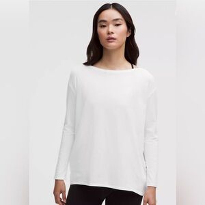 Lululemon Back in Action Cotton Long sleeve Women’s size 0